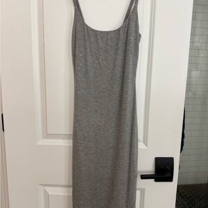 JLUXLABEL GREY JERSEY DRESS